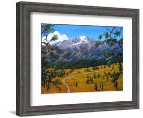Longs Peak from Estes Park, Colorado-Patty Baker-Framed Art Print