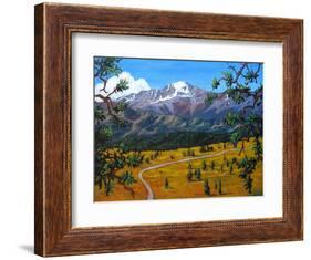 Longs Peak from Estes Park, Colorado-Patty Baker-Framed Art Print