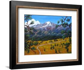 Longs Peak from Estes Park, Colorado-Patty Baker-Framed Art Print
