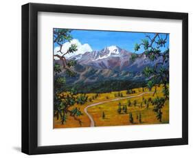 Longs Peak from Estes Park, Colorado-Patty Baker-Framed Art Print