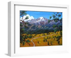 Longs Peak from Estes Park, Colorado-Patty Baker-Framed Art Print