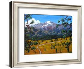 Longs Peak from Estes Park, Colorado-Patty Baker-Framed Art Print