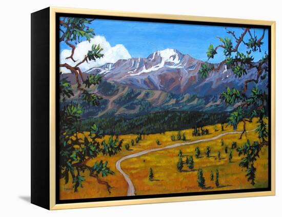 Longs Peak from Estes Park, Colorado-Patty Baker-Framed Stretched Canvas
