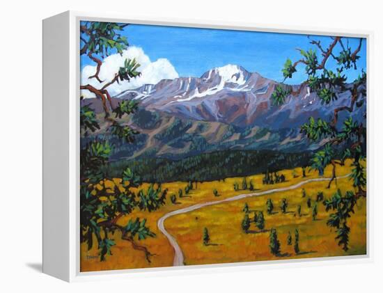 Longs Peak from Estes Park, Colorado-Patty Baker-Framed Stretched Canvas