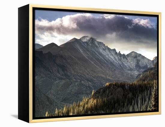 Longs Peak in Rocky Mountain National Park Near Estes Park, Colorado.-Ryan Wright-Framed Premier Image Canvas