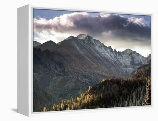 Longs Peak in Rocky Mountain National Park Near Estes Park, Colorado.-Ryan Wright-Framed Premier Image Canvas