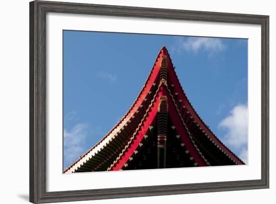 Longshan Temple Detail Taipei-Charles Bowman-Framed Photographic Print