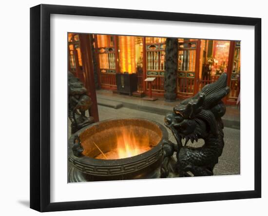 Longshan Temple, Taipei City, Taiwan-Christian Kober-Framed Photographic Print