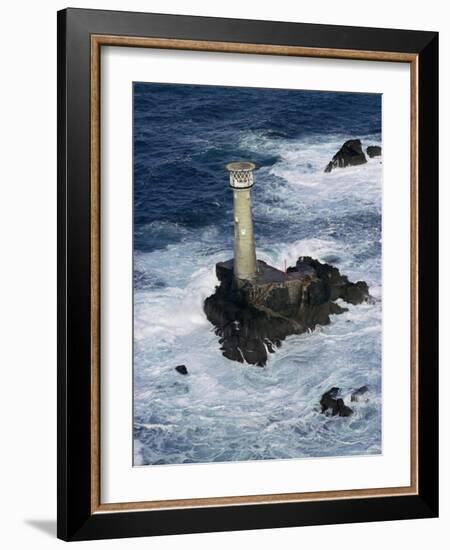 Longships Lighthouse, Lands End, Cornwall, England, United Kingdom-Chris Nicholson-Framed Photographic Print