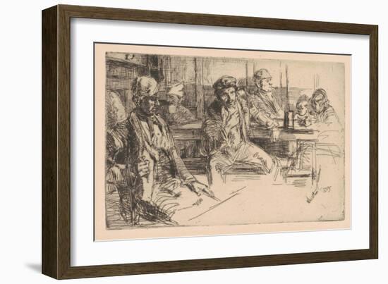Longshoreman, 1859-James Abbott McNeill Whistler-Framed Giclee Print