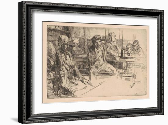 Longshoreman, 1859-James Abbott McNeill Whistler-Framed Giclee Print