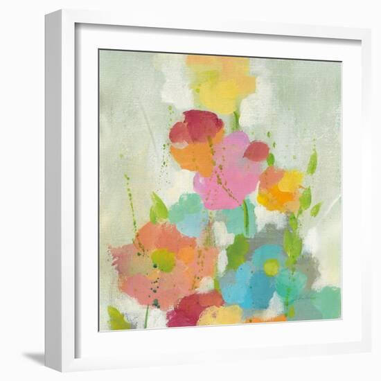 Longstem Bouquet I Square I-Silvia Vassileva-Framed Art Print