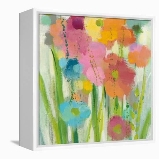 Longstem Bouquet I Square II-Silvia Vassileva-Framed Stretched Canvas