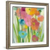 Longstem Bouquet I Square II-Silvia Vassileva-Framed Art Print