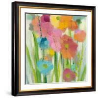 Longstem Bouquet I Square II-Silvia Vassileva-Framed Art Print