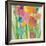 Longstem Bouquet I Square II-Silvia Vassileva-Framed Art Print