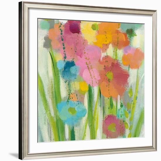 Longstem Bouquet I Square II-Silvia Vassileva-Framed Art Print