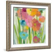 Longstem Bouquet I Square II-Silvia Vassileva-Framed Art Print