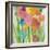 Longstem Bouquet I Square II-Silvia Vassileva-Framed Art Print