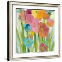 Longstem Bouquet I Square II-Silvia Vassileva-Framed Art Print