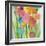 Longstem Bouquet I Square II-Silvia Vassileva-Framed Art Print