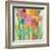 Longstem Bouquet I Square II-Silvia Vassileva-Framed Art Print