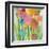 Longstem Bouquet I Square II-Silvia Vassileva-Framed Art Print