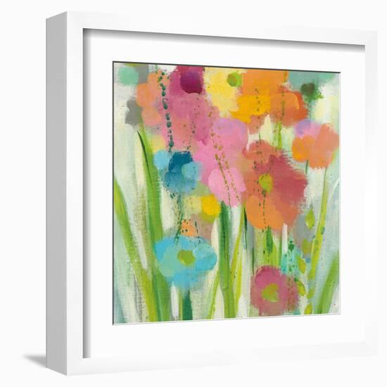 Longstem Bouquet I Square II-Silvia Vassileva-Framed Art Print