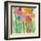 Longstem Bouquet I Square II-Silvia Vassileva-Framed Art Print