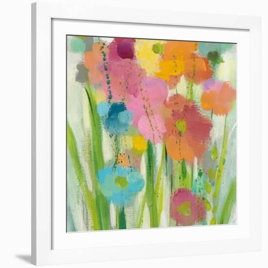 Longstem Bouquet I Square II-Silvia Vassileva-Framed Giclee Print