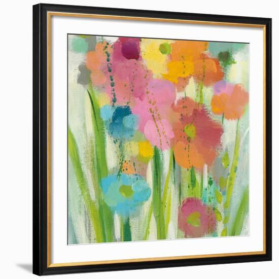 Longstem Bouquet I Square II-Silvia Vassileva-Framed Giclee Print