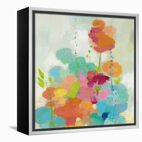 Longstem Bouquet II Square I-Silvia Vassileva-Framed Stretched Canvas