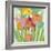 Longstem Bouquet II Square II-Silvia Vassileva-Framed Art Print