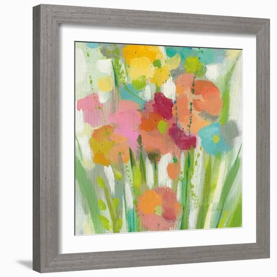 Longstem Bouquet II Square II-Silvia Vassileva-Framed Art Print