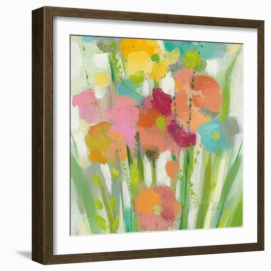 Longstem Bouquet II Square II-Silvia Vassileva-Framed Art Print