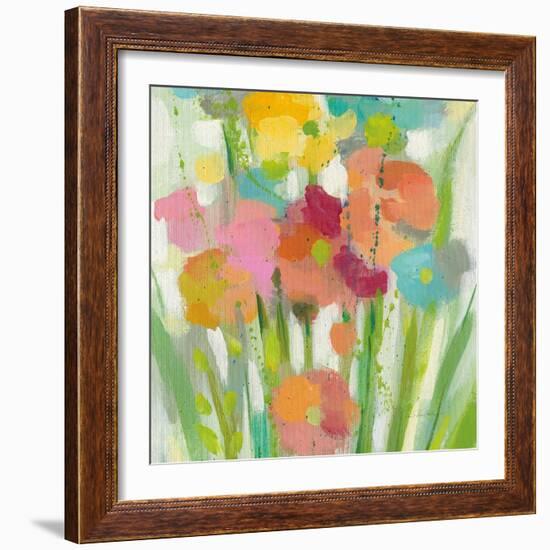 Longstem Bouquet II Square II-Silvia Vassileva-Framed Art Print