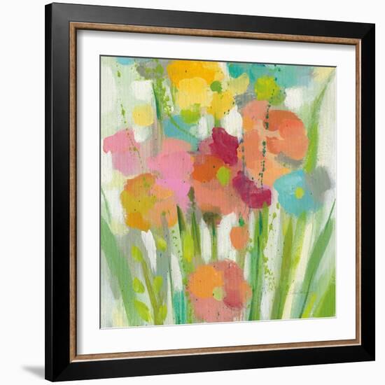 Longstem Bouquet II Square II-Silvia Vassileva-Framed Art Print