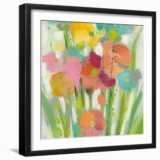 Longstem Bouquet II Square II-Silvia Vassileva-Framed Art Print