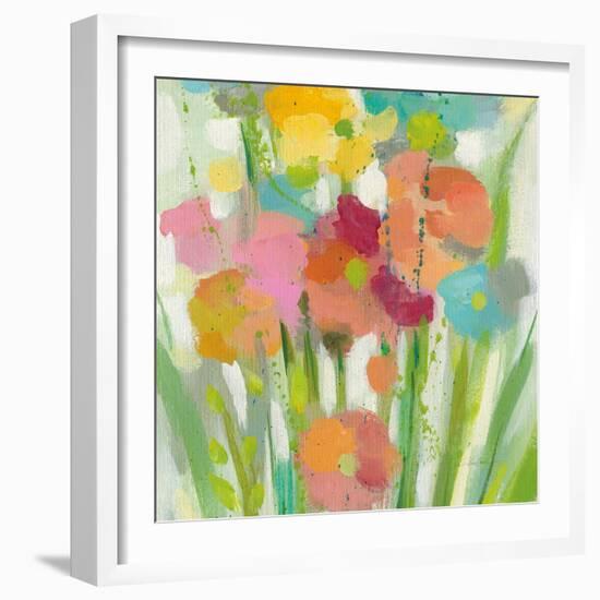 Longstem Bouquet II Square II-Silvia Vassileva-Framed Art Print