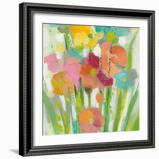 Longstem Bouquet II Square II-Silvia Vassileva-Framed Art Print