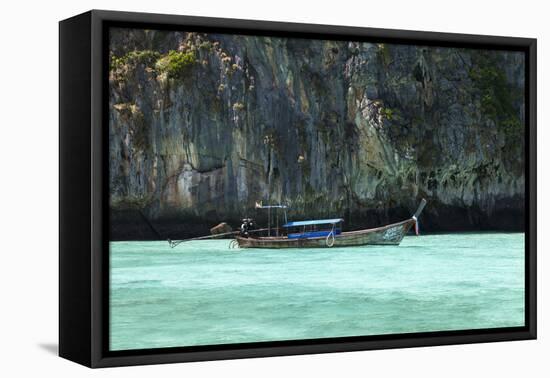 Longtail Boat Cruise to Koh Phi Phi Leh, Maya Bay ("The Beach"-Harry Marx-Framed Premier Image Canvas