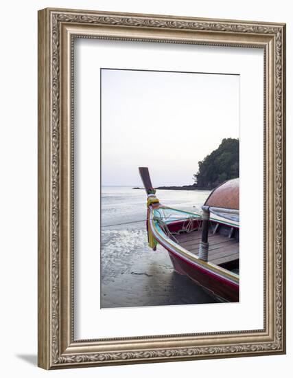 Longtail Boat on Ko (Koh) Lanta, Thailand, Southeast Asia, Asia-Yadid Levy-Framed Photographic Print