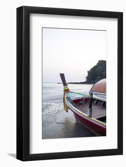 Longtail Boat on Ko (Koh) Lanta, Thailand, Southeast Asia, Asia-Yadid Levy-Framed Photographic Print