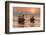 Longtail boats at West Rai Leh Beach, Railay Peninsula, Krabi Province, Thailand-Markus Lange-Framed Photographic Print