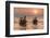 Longtail boats at West Rai Leh Beach, Railay Peninsula, Krabi Province, Thailand-Markus Lange-Framed Photographic Print