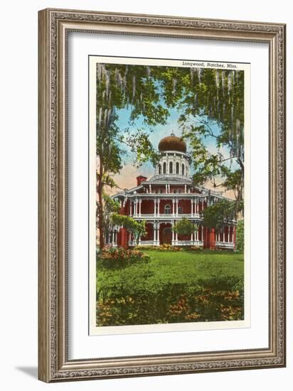 Longwood Mansion, Natchez, Mississippi-null-Framed Art Print