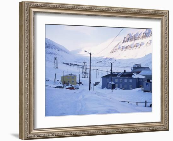 Longyearbyen, Spitsbergen, Norway, Scandinavia-David Lomax-Framed Photographic Print