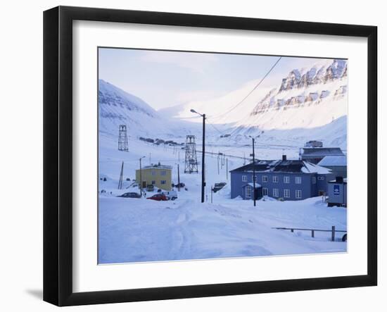 Longyearbyen, Spitsbergen, Norway, Scandinavia-David Lomax-Framed Photographic Print