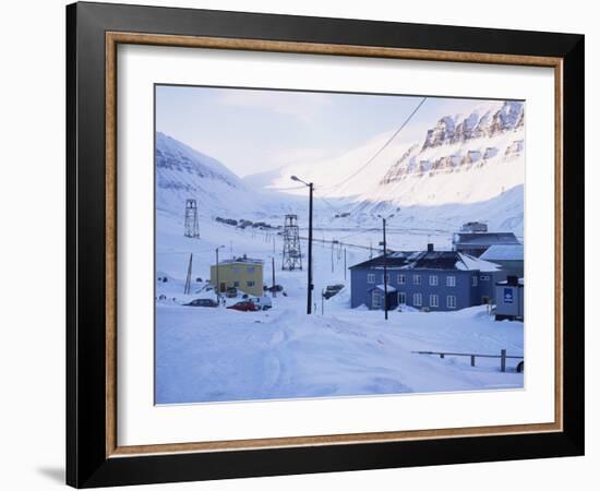 Longyearbyen, Spitsbergen, Norway, Scandinavia-David Lomax-Framed Photographic Print