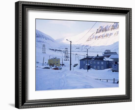 Longyearbyen, Spitsbergen, Norway, Scandinavia-David Lomax-Framed Photographic Print